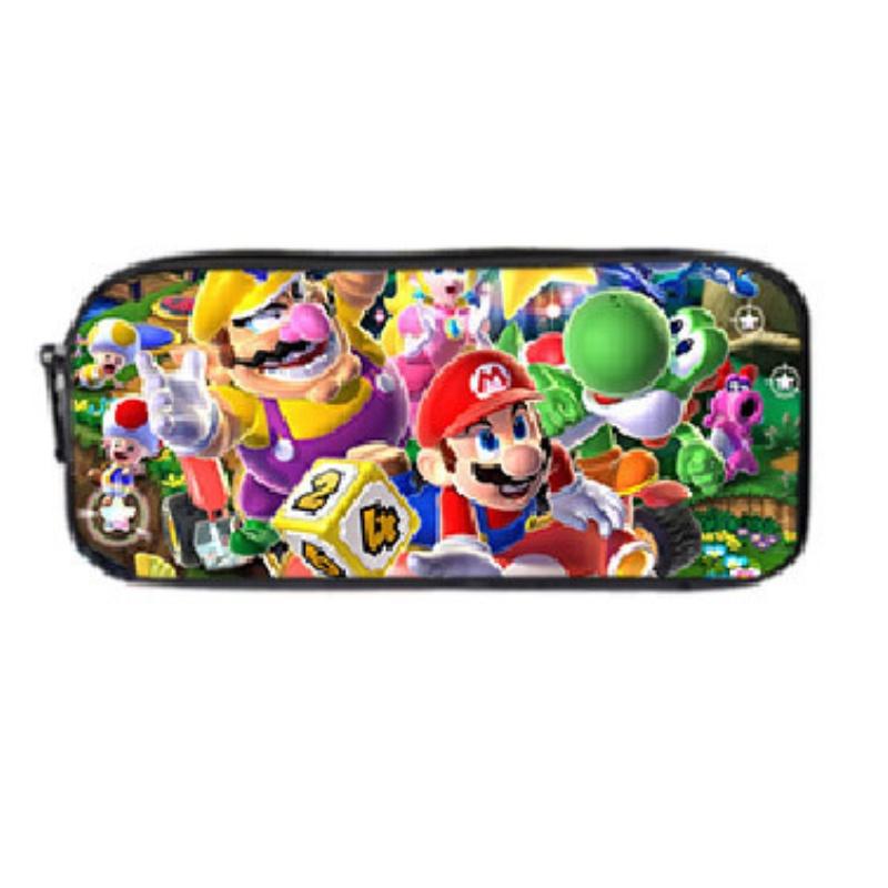 New Arrival Mario Cartoon Backpack For Elementary And Middle School Students Lunch Bag And Pencil Case Included