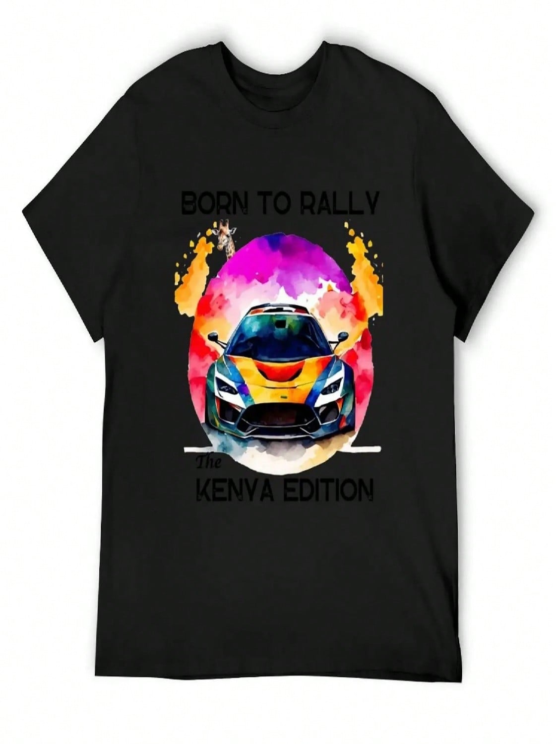 Born To Rally The Kenya Edition Safari Rally Tshirt T-Shirt Kawaii Clothes Fashion Shirts Man T Shirt unisexs Funny T Shirts S разноцветный