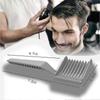 2025 2-Piece Salon Hairdressing Barber Fade Combs with Ergonomic Curved Design for Precise Positioning