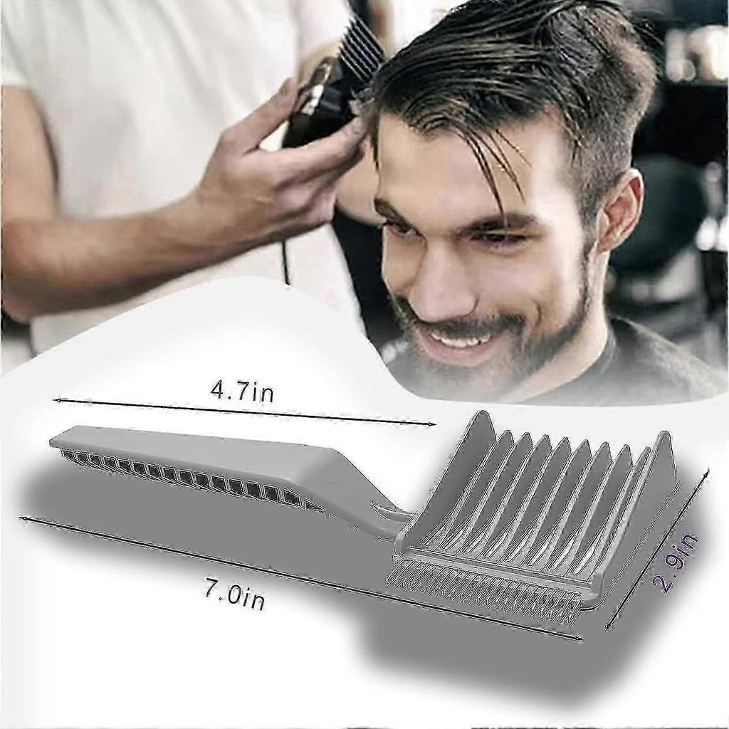 2025 2-Piece Salon Hairdressing Barber Fade Combs with Ergonomic Curved Design for Precise Positioning