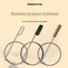 Children's and Adults' Nostalgic Rolling Iron Hoop Toy