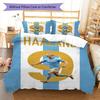 Poster Haaland Biancheria da letto Set piumone Copripiumone Federa Decorazione per la casa Regalo di compleanno (1 * copripiumino + 2 * federa, senza nucleo)