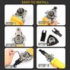 M10 M14 Thread Universal Connector Electric Angle Grinder Accessories Angle Grinder Conversion Head Aadapter Set