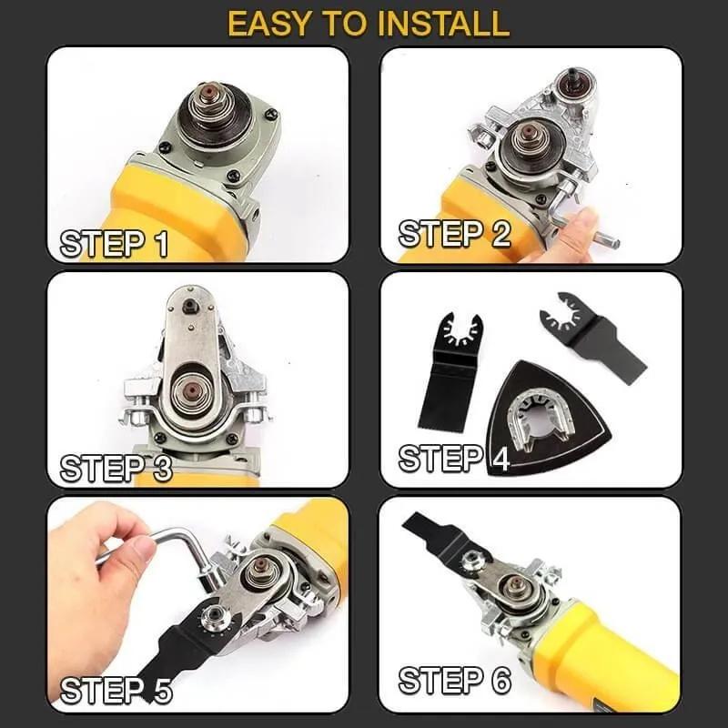 M10 M14 Thread Universal Connector Electric Angle Grinder Accessories Angle Grinder Conversion Head Aadapter Set
