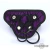 Miley Adjustable Universal Harness 3 Purple Silicone Ring