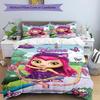 3Pcs Custom Name Little Charmers Bedding Set Duvet Cover Closure Includes 1Duvet Cover 2Pillowcases Soft And Comfortable For All Seasons