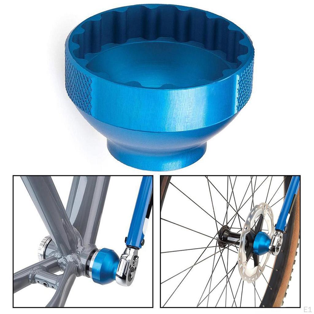 Bbt-69.2 16-Notch Supplies Blue Aluminum Removal Bottom Bracket Tool