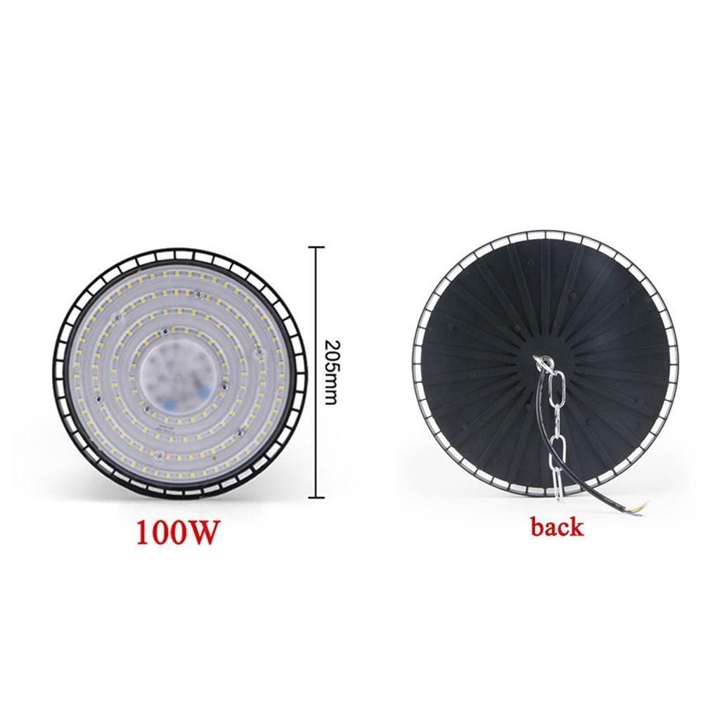 LED High Bay Světlo 100W Tovární Dílenská Světla ABS Průmyslové Osvětlovací Nářadí