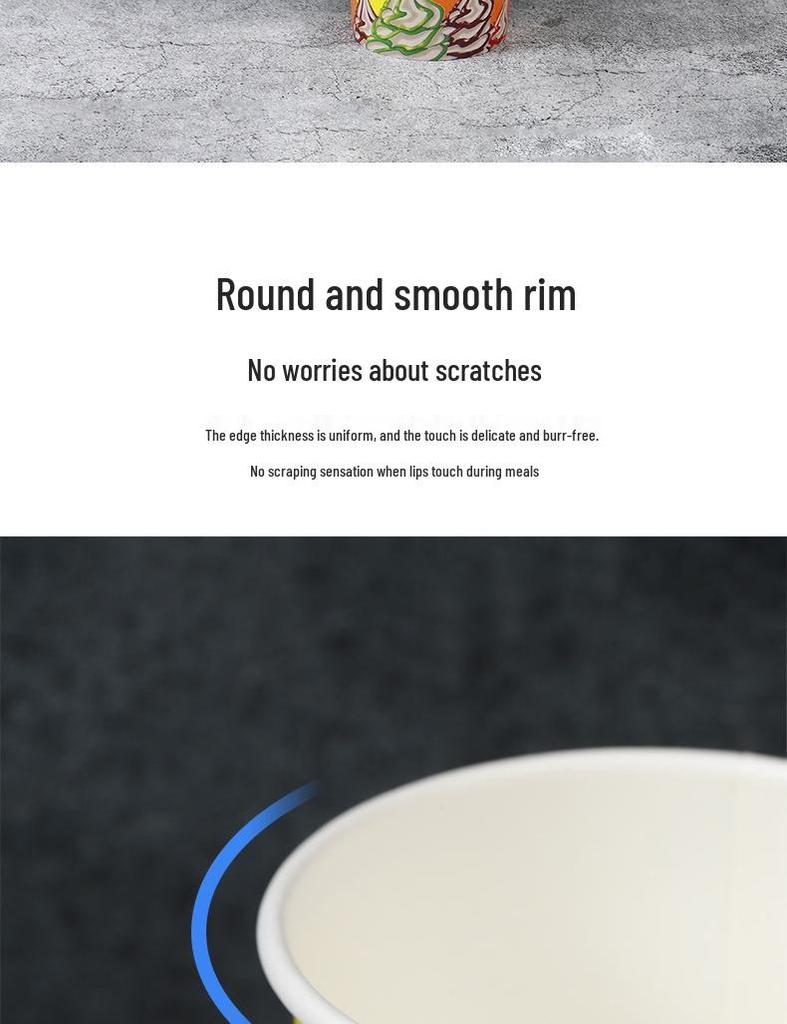 Disposable Ice Cream and Yogurt Paper Cups and Bowls for Tasting