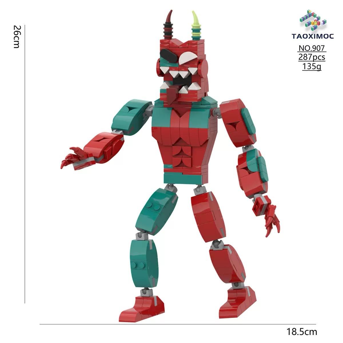 Cross-border new Garten of Banban 8-class kindergarten Chapter 8 building block monster figurines
