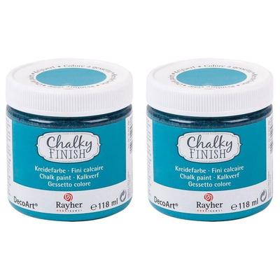 Chalky Finish Chalk Paint 236 Ml - Lagoon Blue