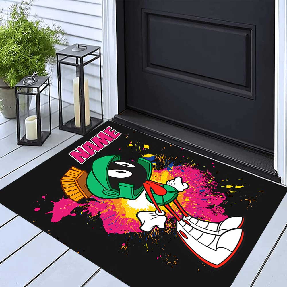Warnermedia Customize your name rug, office chair cushion, home bedroom living room gift.