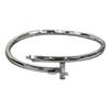 2026 European and American Nail Bracelet Women's Thick-plated 18K Jewelry Light Luxury High-end Fashion Couple Bracelet