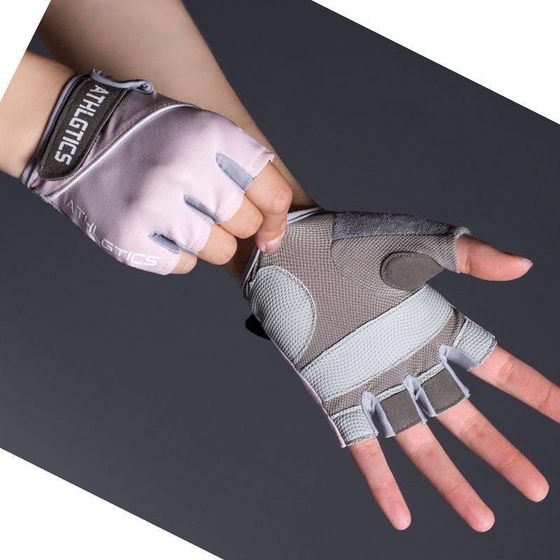 Fitness gloves half finger men's and women's thin wear-resistant non-slip breathable sports cycling cycling gloves
