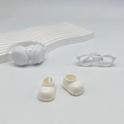 3 Adet/Set 15-17cm Bebek Kıyafeti Aksesuarları İçin Uygun Mini Gözlük Ayakkabı Kulaklık Kendin Yap Aksesuarları Çocuk Oyuncakları Hediyeler