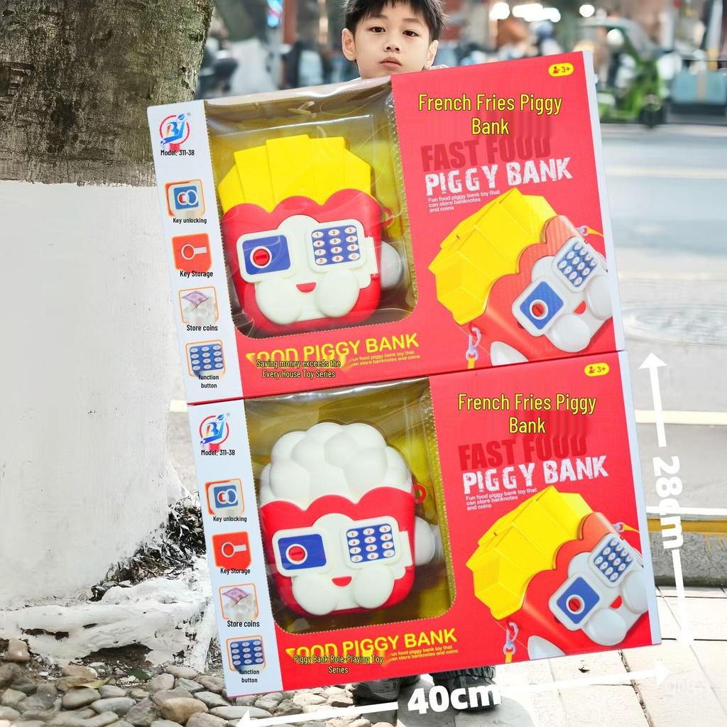 Cute Bear Money Box for Kids - Role-Playing Toy for Boys, Girls, Kindergartens, and Educational Gifts