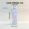 1PC Easter Egg Bunny Doodle Pattern Print 750ml Color Plastic Sports Water Bottle Leakproof Flip Straw Lid Suitable for Sports Office Home Use