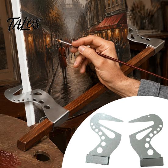 Metal Painting Wrist Rest 2Pcs Artist Hand Support Bridge, Adjustable Easel Bar, Drawing Stabilizer Tool for Craft Projects Stand