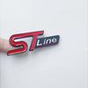 3D kovové logo ST Line emblém mřížky odznak kufru auta pro Ford Edge Puma Kuga Mondeo Fiesta Ecosport Focus ST Samolepka Příslušenství