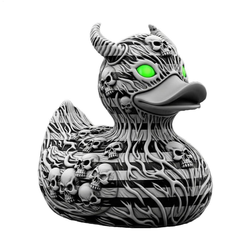 Duck Figurine Resin Halloween Duck Statue Outdoor Festive Desktop Home Decoration For Entryway Nightstand Workplace Dorm