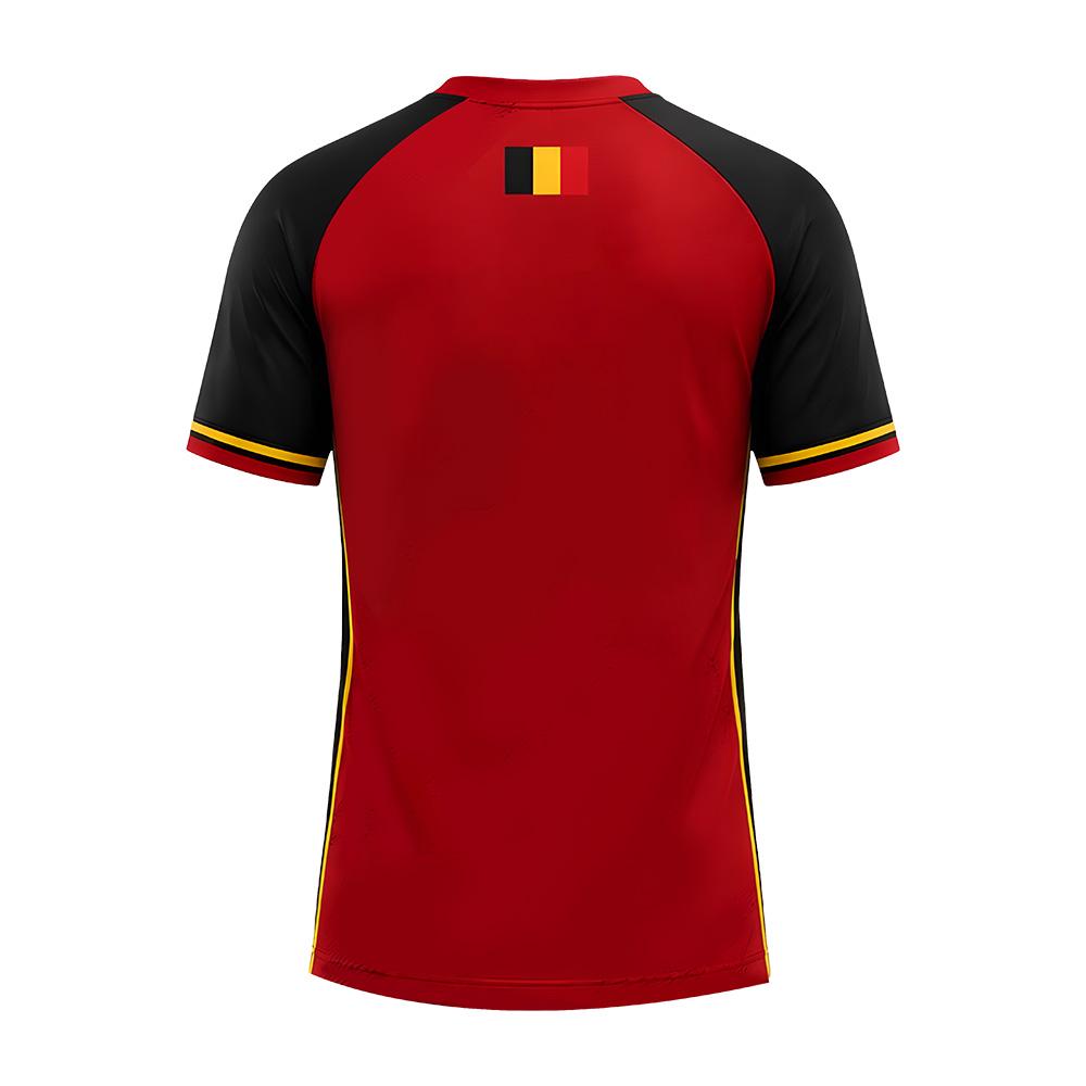 Belgium Soccer Jersey Football Fans Gift Shirt Unisex Sportswear Men's Sports Quick Dry Tshirt Breathable Short Sleeve Women Top