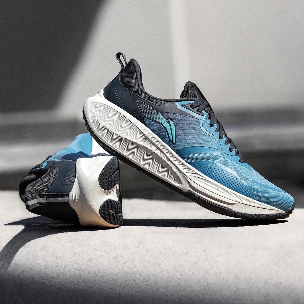 Li Ning Wuyue 2.0 Protective Edition Running Shoes Men's Low Top Blue ARSU055-3