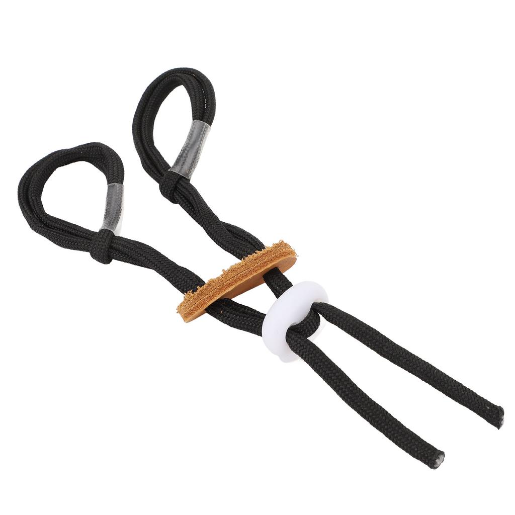 Archery Finger Sling Polyester Adjustable Fingersling Archery Bow Rope Hand Guard for Recurve Bow