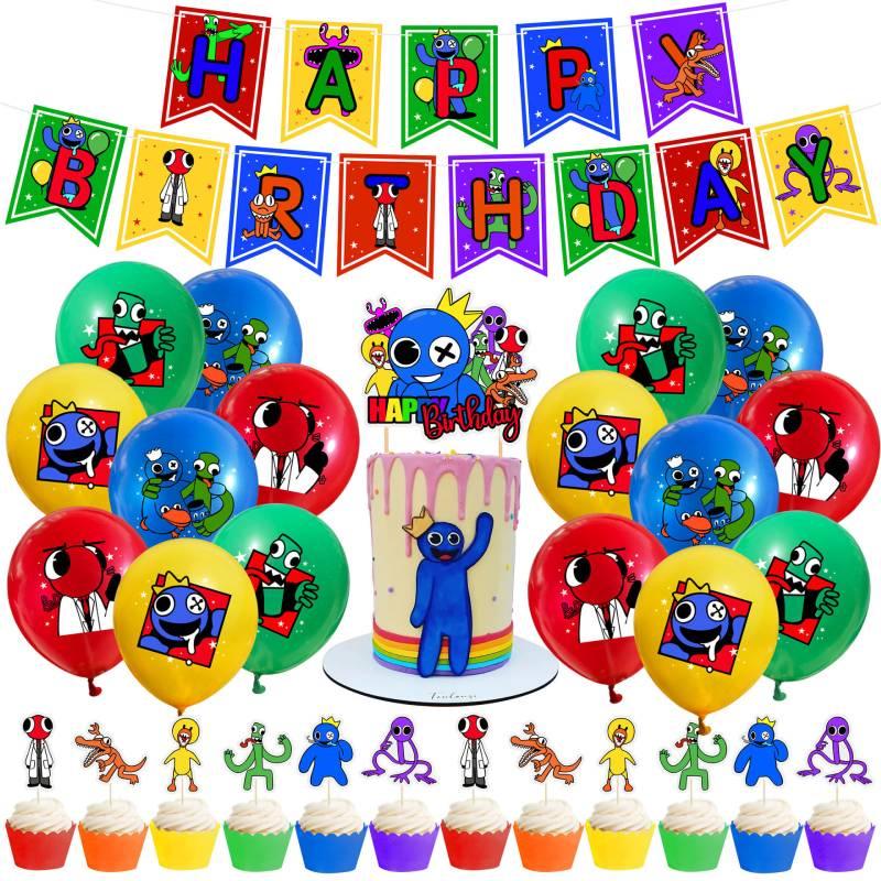 Friends Rainbow Theme Birthday Party Supplies Balloon Banner Cake Toppers Decor