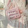 PU Transparent Bags Cotton Doll Bag Shoulder Bag Portable Solid Color Itabag  Travel