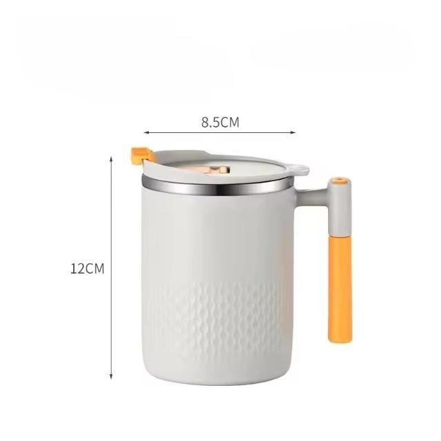450ML Leakproof Tea Cup with Infuser Stainless Steel Liner Thermal Mug Office Coffee Milk Drinking Cup 450ml светло-серый