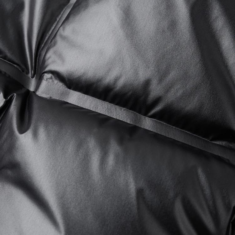 Men's Hooded White Duck Down Jacket - 2025 Winter Business Casual Outerwear.