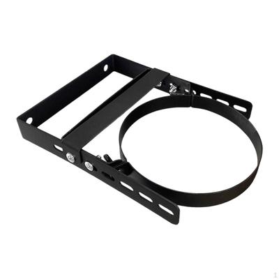 Chimney Tube Bracket Wall Support Easy To Install Adjustable Hardware Portable Fireplace