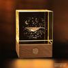 Starry Sky Cube Crystal Night Light: Creative Bedside Atmosphere Lamp