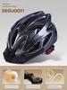 Yu Zhaolin Bicycle Helmet with Integrated Goggles, One-Piece Riding Helmet for Men and Women, Mountain and Road Bike Safety Helmet