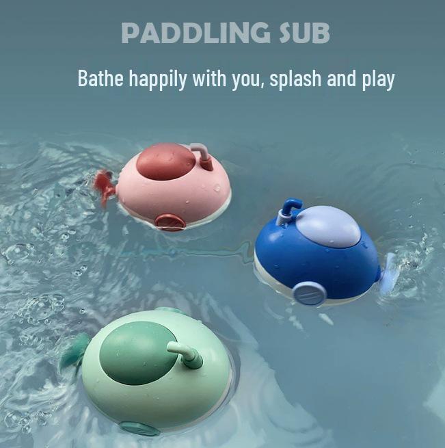 Wind-Up Cartoon Frog Baby Bath Toy