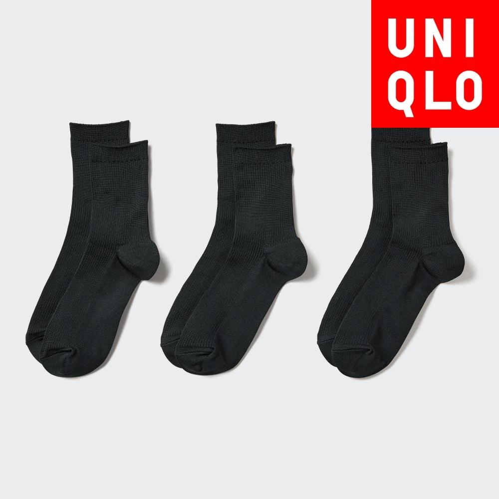 

Uniqlo Носки 3р Crurip 09 BLACK/WOMEN 2325