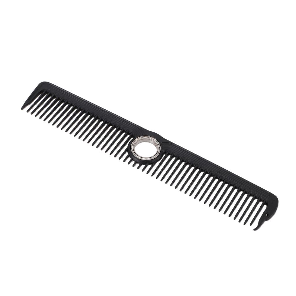 Drehbarer Schneidekamm Professionelles Friseurwerkzeug Flexibler Friseurkamm für Alle Haartypen Männer Frauen Schwarz