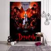 Horror Vampire Movie Dracula 1992 Vintage Colorful Tapestry Wall Hanging Hippie Flower Wall Carpets Dorm Decor Wall Art Decor