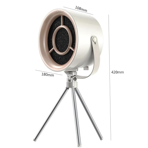 Portable Tabletop Range Hood with 3-Speed ??Exhaust Fan, Powerful Suction, Low Noise, Mini Cooker Hood for Kitchen, Home, BBQ, and Hot Pot Use, White