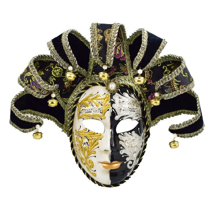 Masquerade Mask for Men Women Venetians Jester Mask Halloween Cosplay Party Costume Cosplay Mask for Wall Decorations