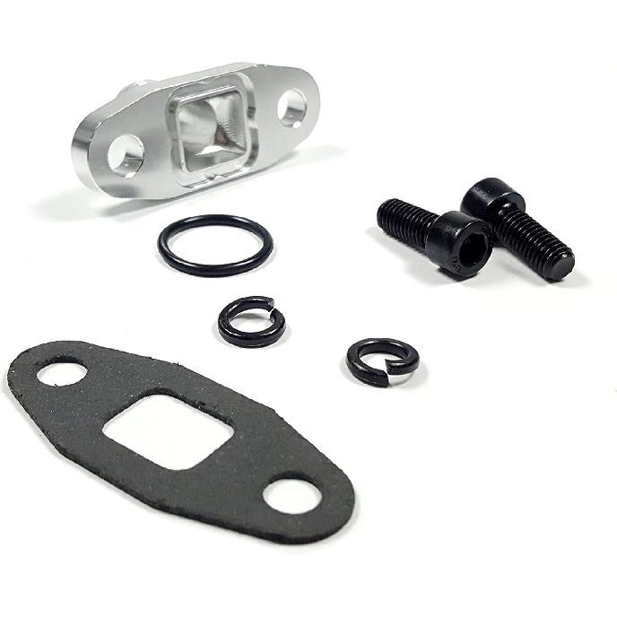 

Turbo Oil Drain Return Flange Adapter Barb 5/8 For T3 T3/T4 T35 T60 GT37 GT40 GT42 GT45 GT47