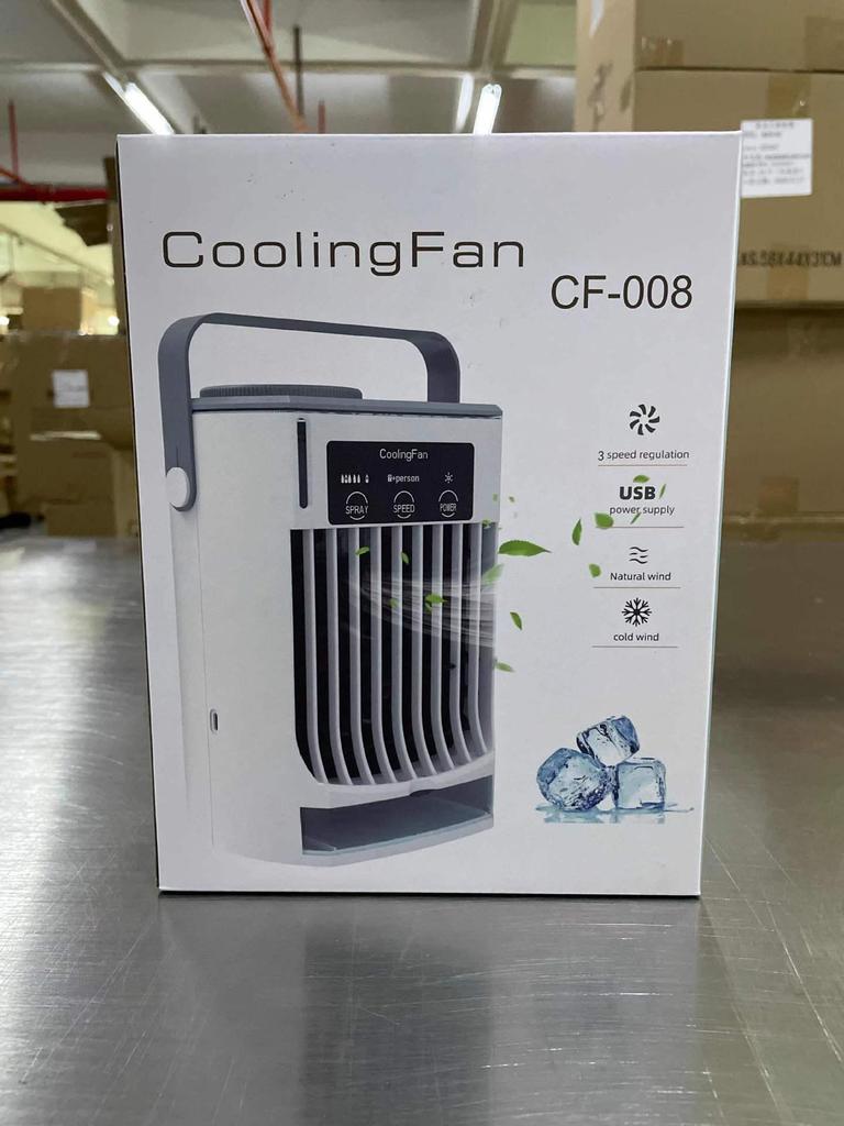 Cross-border Desktop Humidifying Cooling Fan with Water-cooled Spray Air Conditioner Function for Summer Use