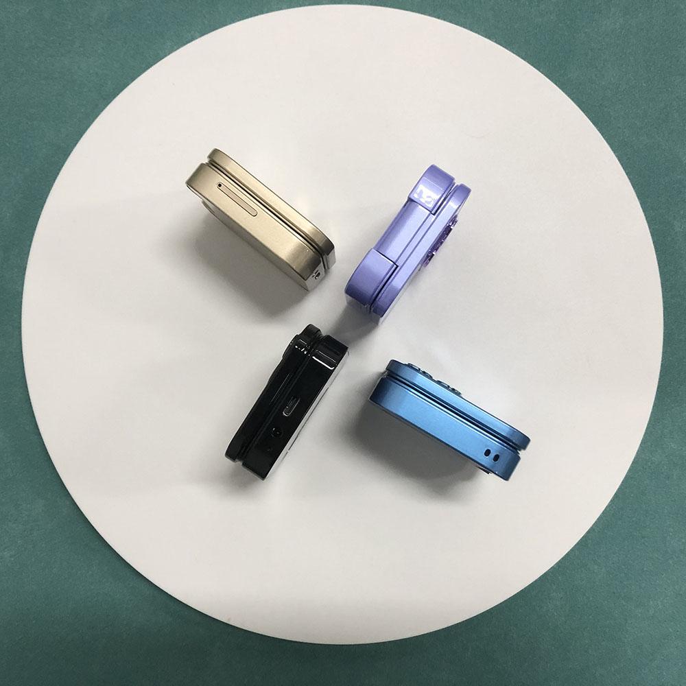 I16 Pro Super Mini Dual SIM Phone 1.77inches HD Screen Flip Mobile Phone 2G GSM Foldable Small Feature Phone Bluetooth FM Radio Speed Dial Phone