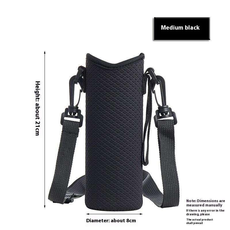 Přenosný obal na láhev na vodu Izolovaná taška Přenosný s popruhem Pouzdro na láhev na vodu Rukáv na kelímek Rukáv na vakuovou láhev Kempingové příslušenství