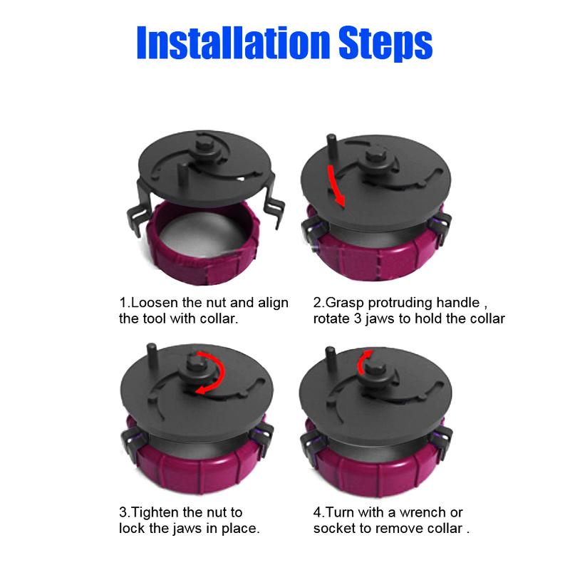 Car Repair Tools Adjustable Car Fuel Tank Lid Wrench 87-170mm Remove Oil Cover Pump Cap Spanner Removal Tool