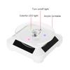 Solar Showcase 360 Rotating Turntable Watch Phone Jewelry Display Stand LED Light(White)