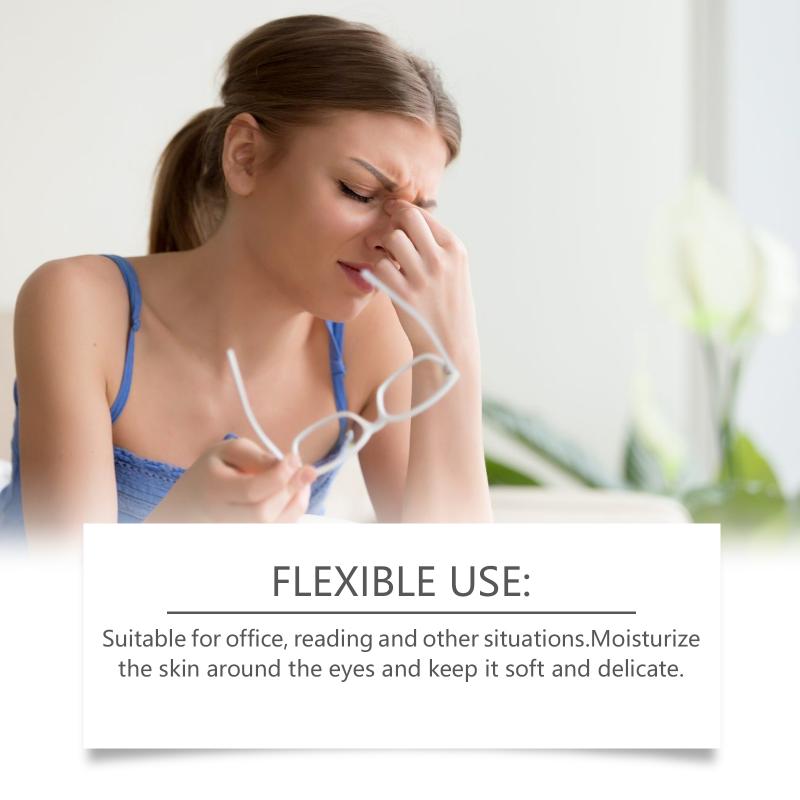 Refreshing Eye Roller For Hydration & Firming, Soothing Gel With Hyaluronic Acid & Mint Extract, Portable Massage Stick For Dark Circles & Puffiness