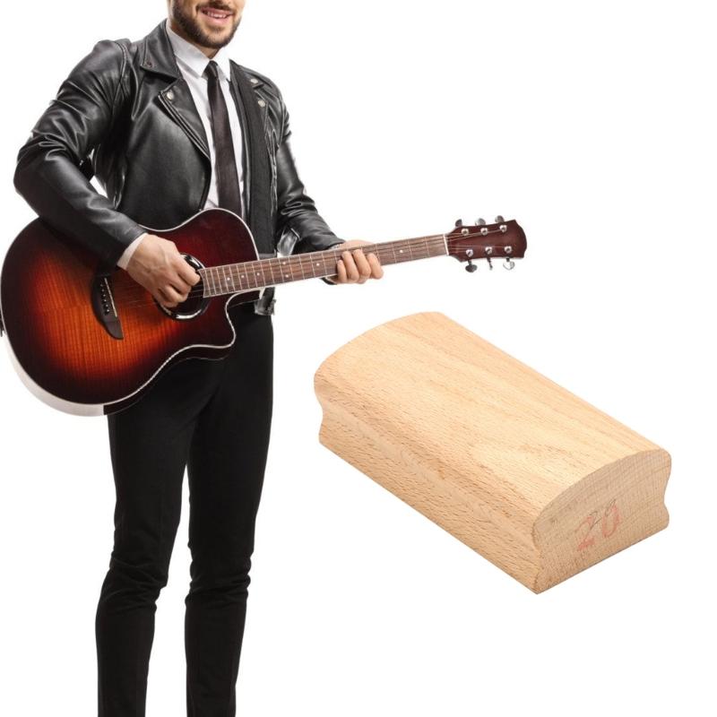 Bass Guitar Fretboard Sanding Block Guitar Fret Leveling Fingerboard Block Luthier Tool Wood Polished Sanding Block