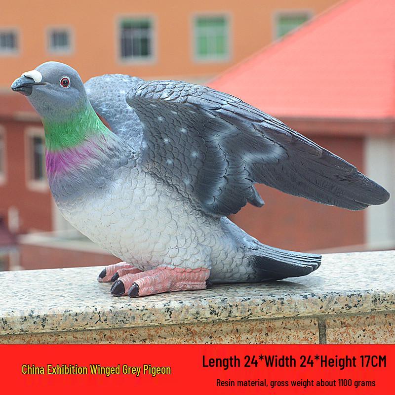 Dove Tree Resin Garden Ornaments: Outdoor Sculpture & Horticulture Set