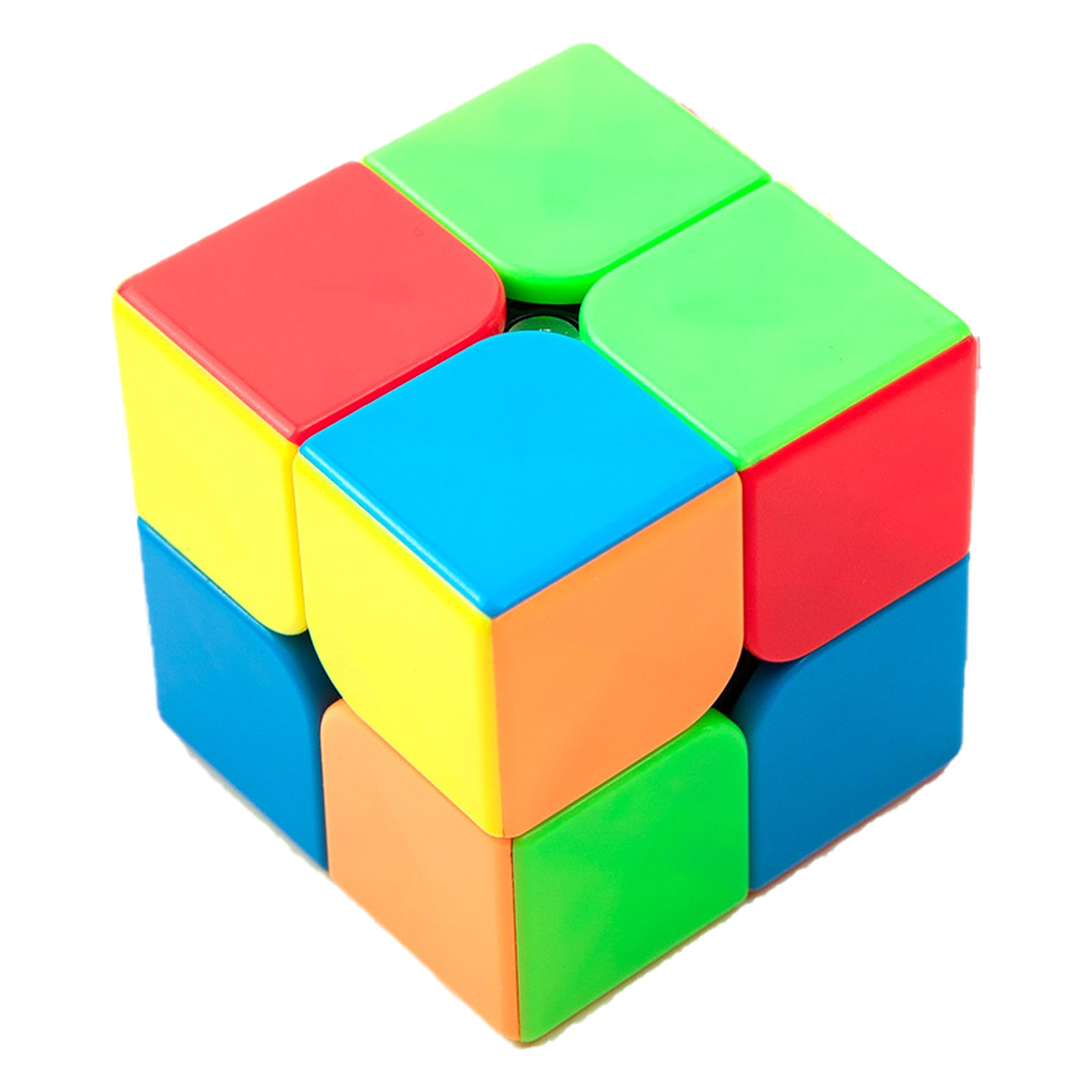 

XMD Magic Cube 2x2 Puzzle Cube 3D Brain Training Educational Toy Stress Relief Finger Puzzle Dementia Prevention Competition Version Color Scheme Gift